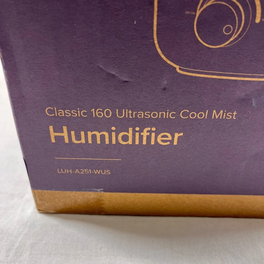 Levoit Classic 160 Ultrasonic Cool Mist Humidifier Unisex OS White NEW Top-Fill